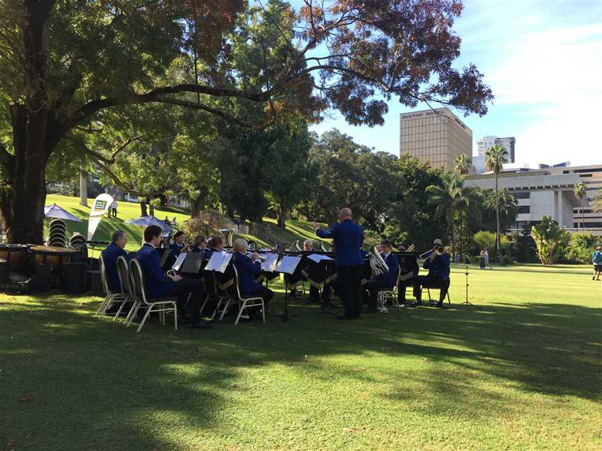 Brass On The Grass, Events in East Perth
