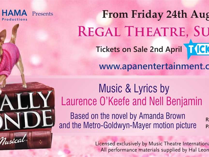 Legally Blonde: The Musical, Events in Subiaco