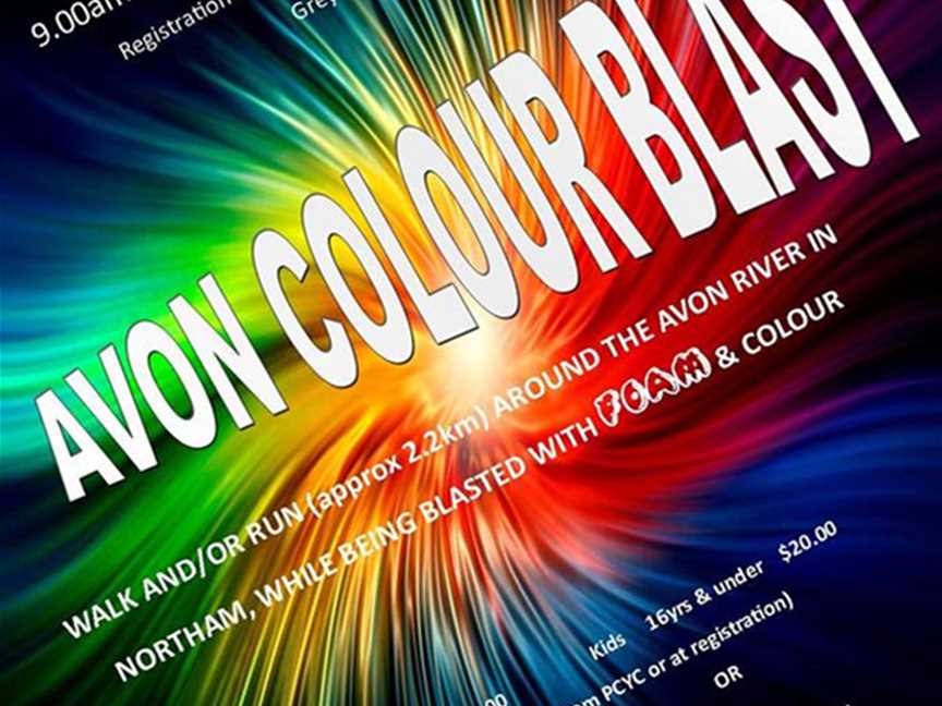 Avon Colour Blast, Events in Northam