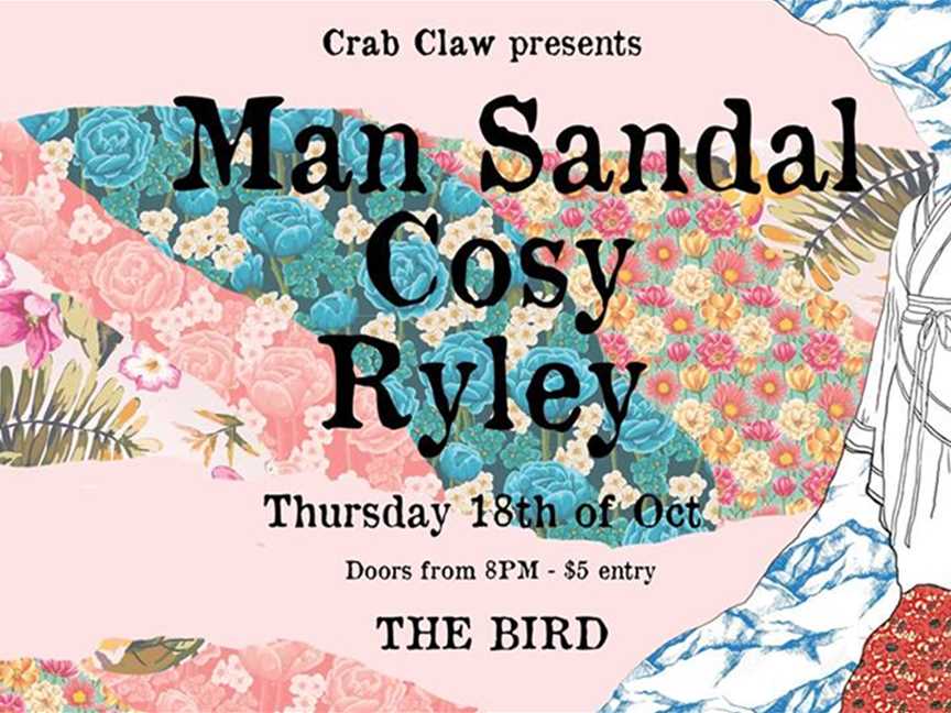 Crab Claw pres. Man Sandal, COSY & Ryley, Events in Perth