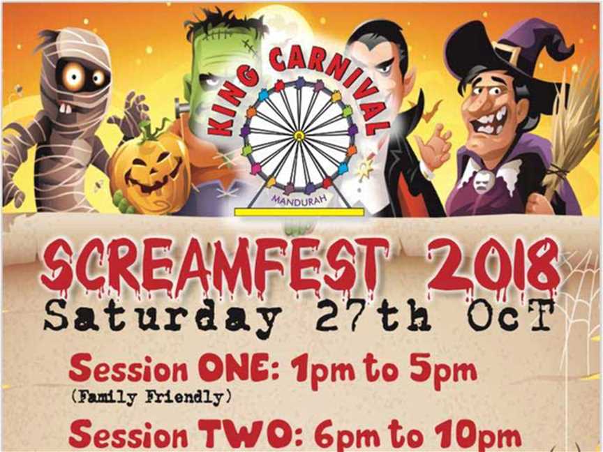 Screamfest 2018, Events in Mandurah