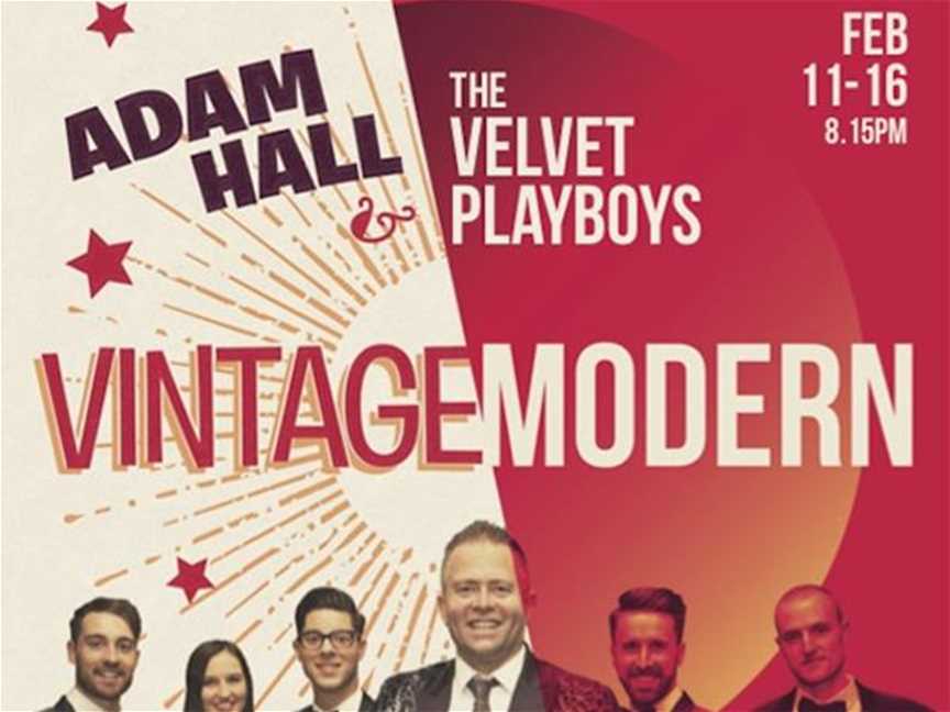 Vintage Modern - Adam Hall and the Velvet Playboys, Events in Perth