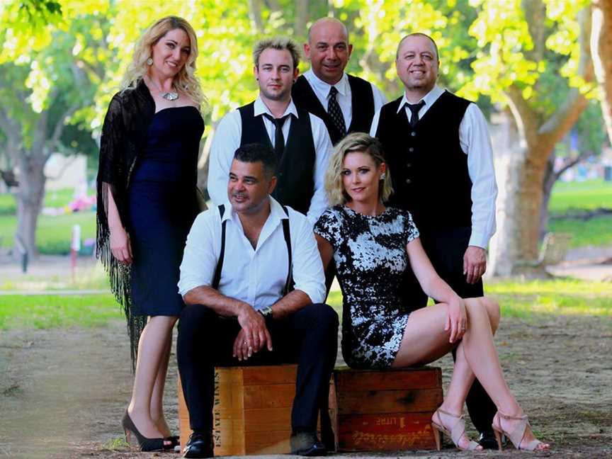 The sizzling six-piece Hi-NRG play at Dot Bennett Park in Nedlands on February 24.