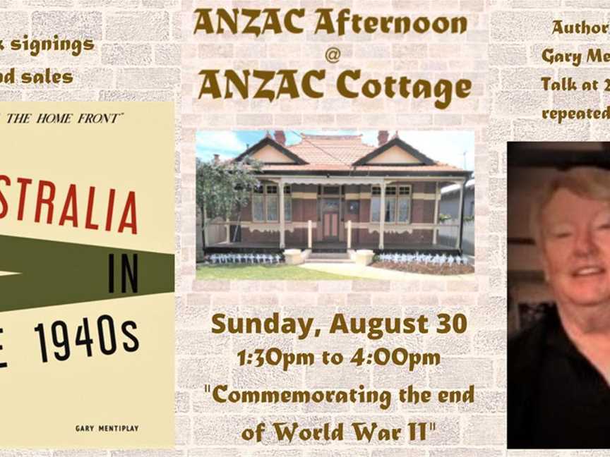 ANZAC Afternoons @ANZAC Cottage: Commemorating the End of World War II, Events in Mount Hawthorn