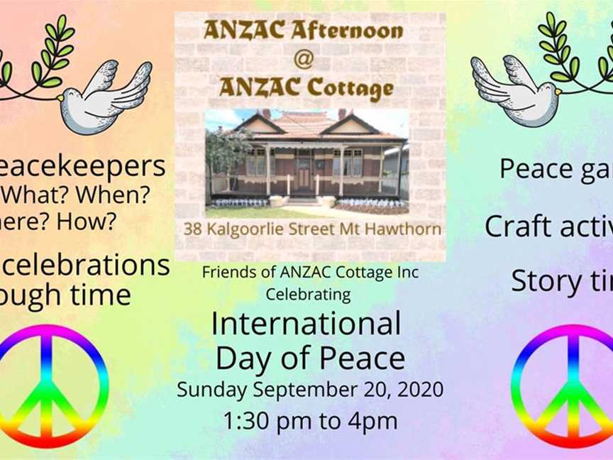 ANZAC Afternoon: International Day of Peace, Events in Mount Hawthorn