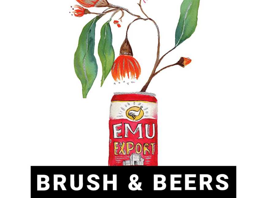 Brush & Beers Watercolour Workshop, Events in Subiaco
