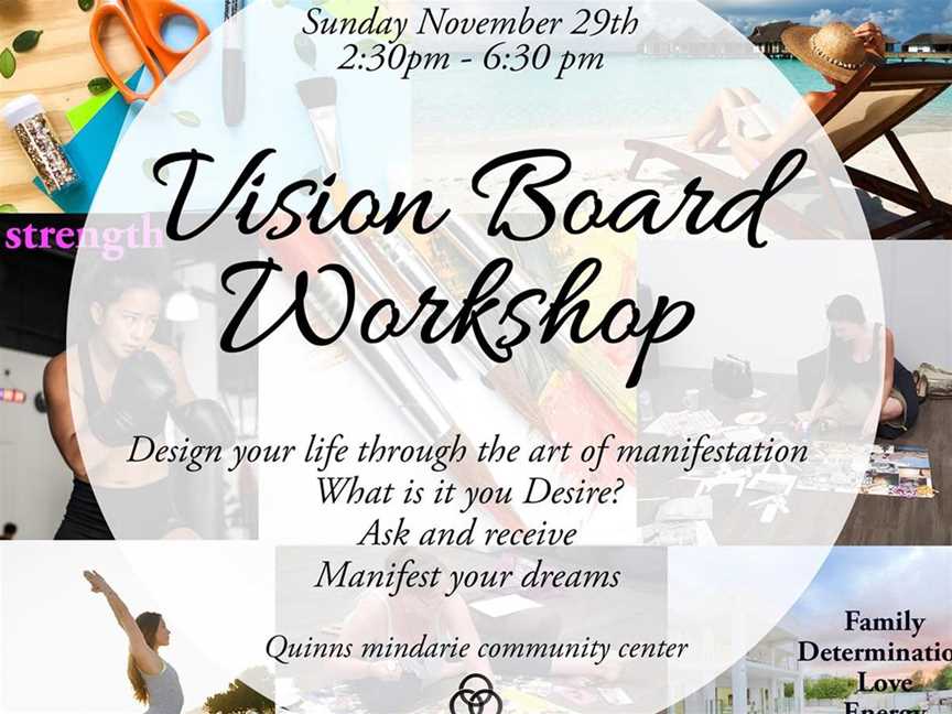 Vision Board Workshop, with Focus Coaching. Manifest Your Dreams