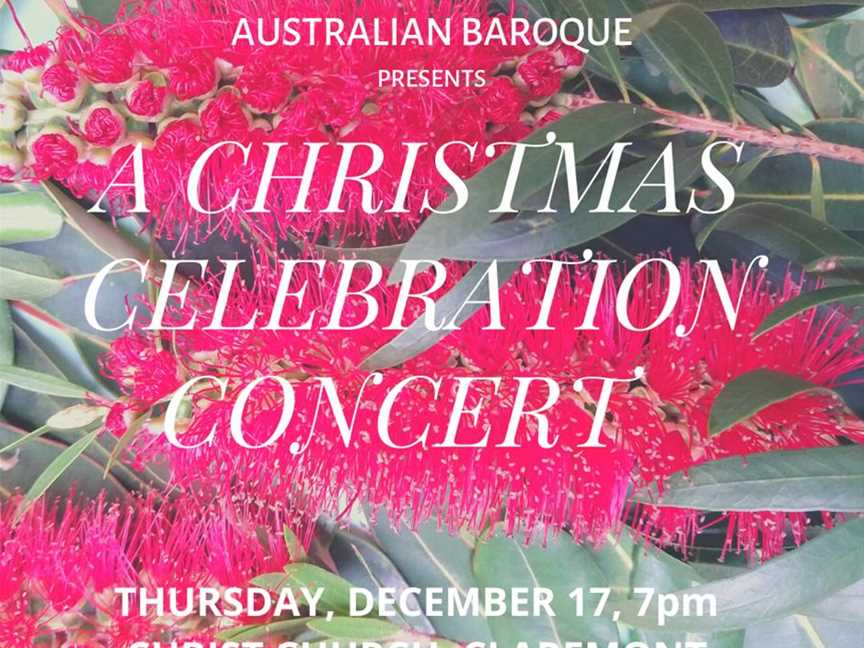 Christmas Celebration Concert, Events in Claremont