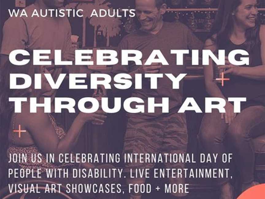 Flyer WA Autistic Adults - Celebrating Diversity Through Art - International Day of People with Disabilities