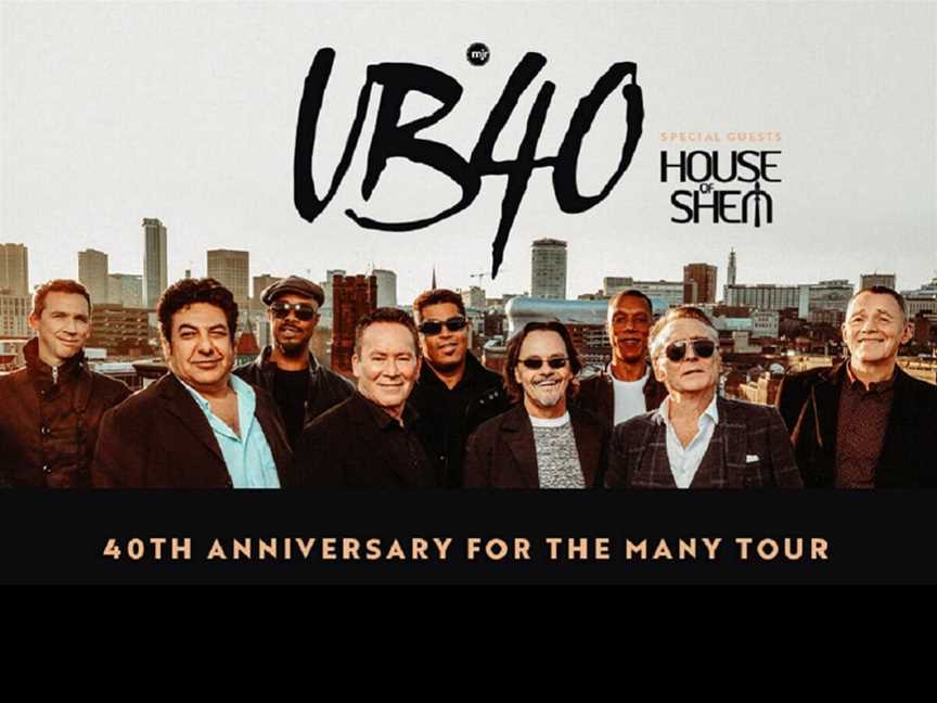 UB40 40th Anniversary: For The Many Tour, Events in Perth CBD