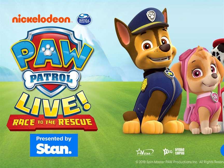 Paw Patrol Live - Race To The Rescue, Events in Perth CBD