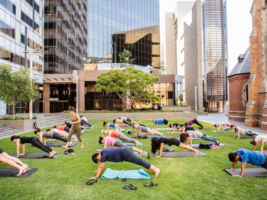 Cathedral Square Wellness Series - Free Pilates, Events in Perth