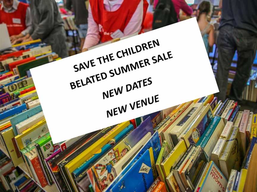 Save the Children Belated Summer Book Sale, Events in Crawley