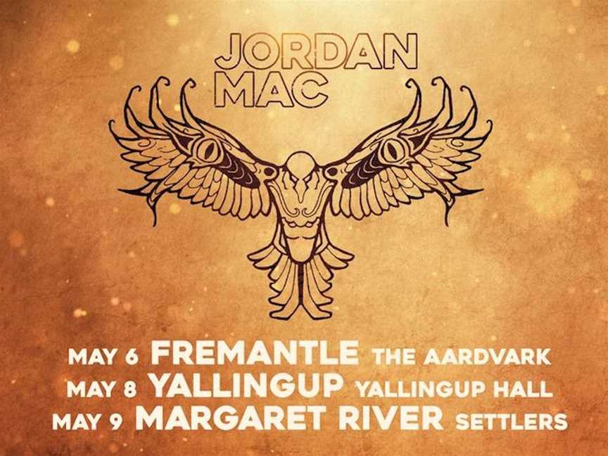 Jordan Mac @ Settlers Tavern, Events in Margaret River