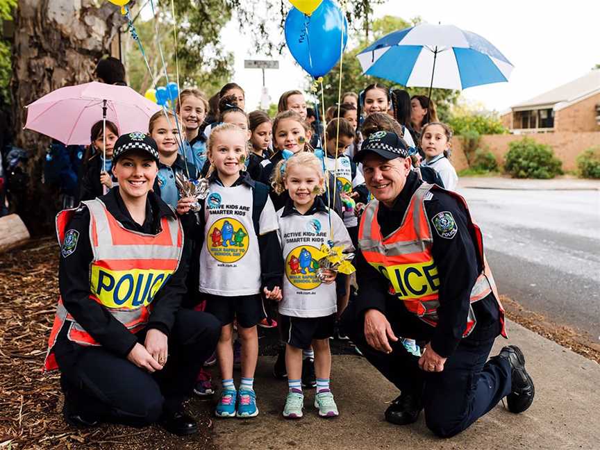 Walk Safely to School Day 2021, Events in Perth