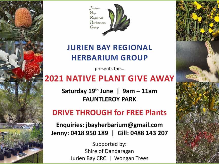 Drive Through Native Plant Give Away, Events in Jurien Bay