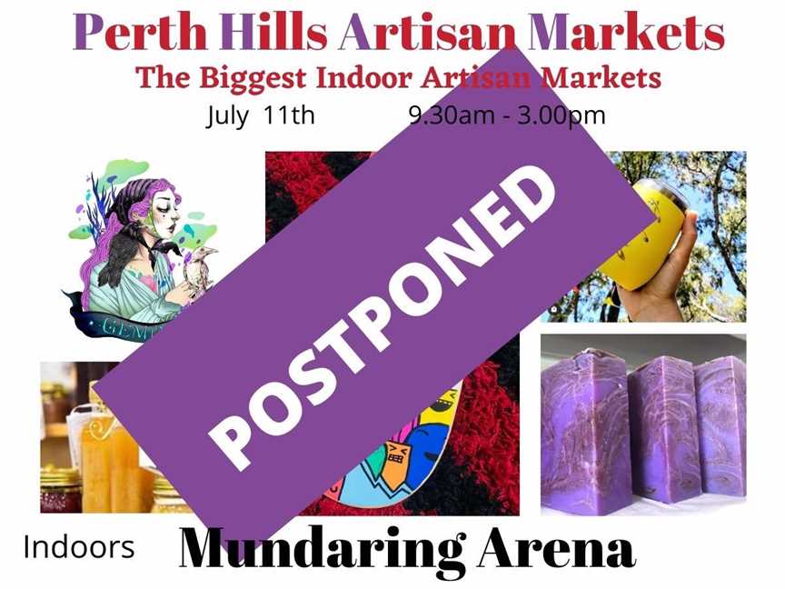 Perth Hills Artisan Markets 11th July POSTPONED, Events in Mundaring