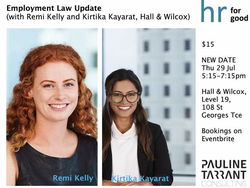 Employment Law Update, Events in Perth