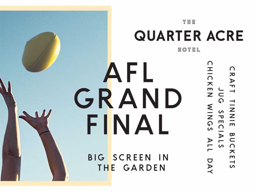 AFL Grand Final at Quarter Acre, Events in Perth