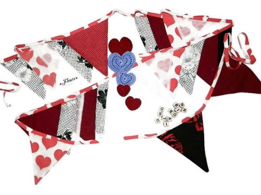 Recycled fabric bunting