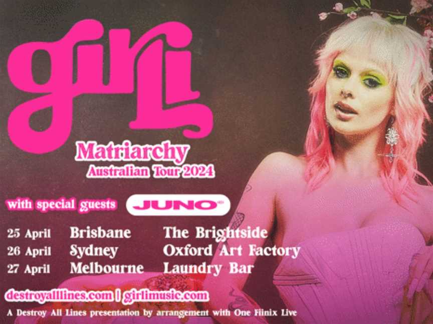 girli Matriarchy Australian Tour, Events in Darlinghurst