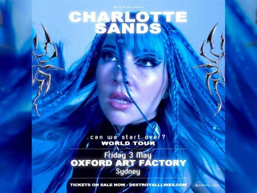 Charlotte Sands 'Can We Start Over' Aus Tour, Events in Darlinghurst