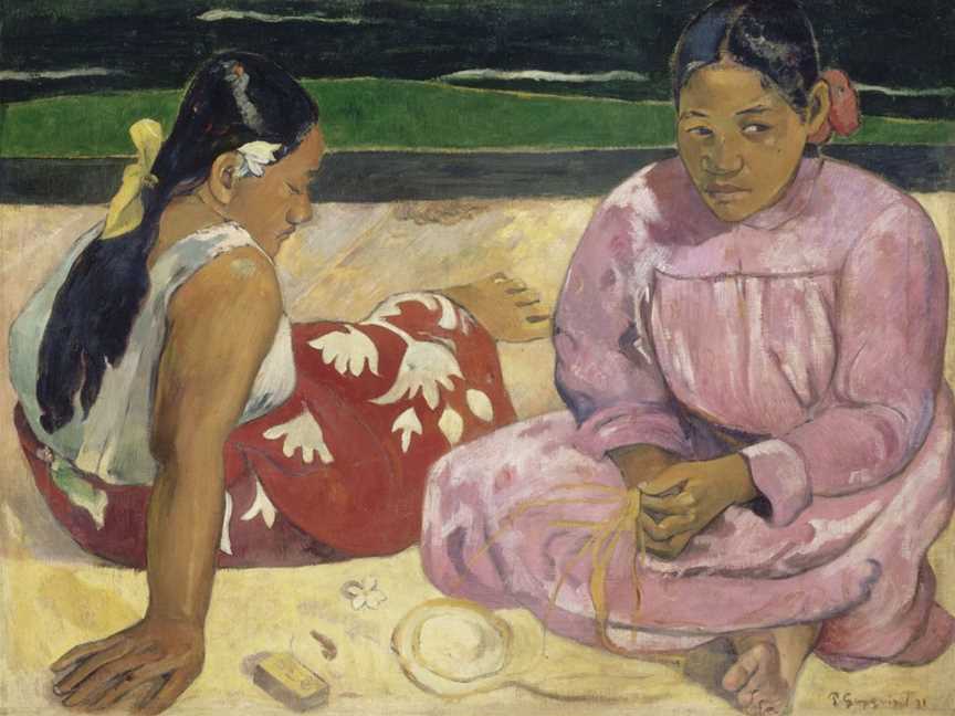 Paul Gauguin, Femmes de Tahiti 1891, oil on canvas, 69.0 x 91.5, Don Countess Vitali, 1923. © Musée d’Orsay, Dist. RMN-Grand Palais  Patrice Schmidt