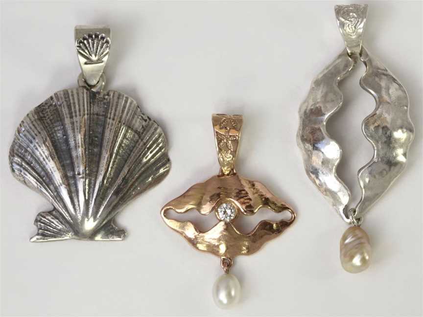 Broome inspired shell pendants by John Miller Design