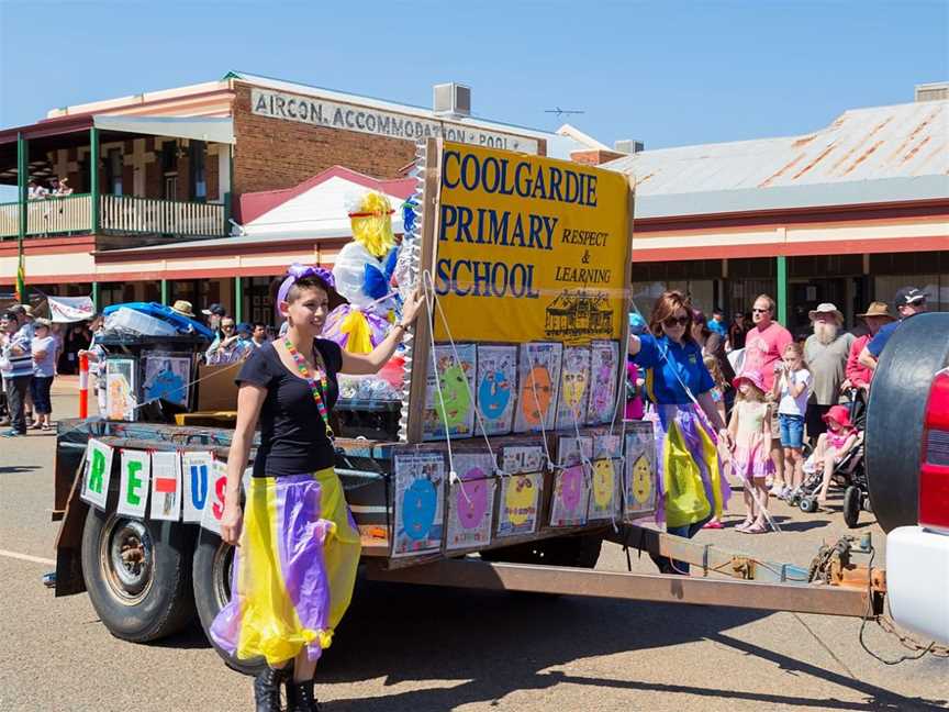 Coolgardie Day, Events in Coolgardie-town