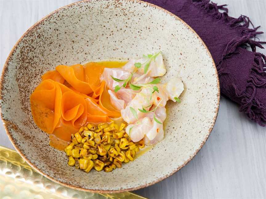 Ceviche Peruano, a Peruvian signature dish bursting with flavour.