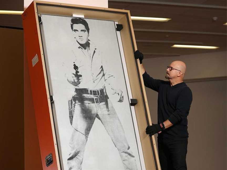 Andy Warhol Collection - Larger-Than-Life painting of Elvis, Events in Wanneroo