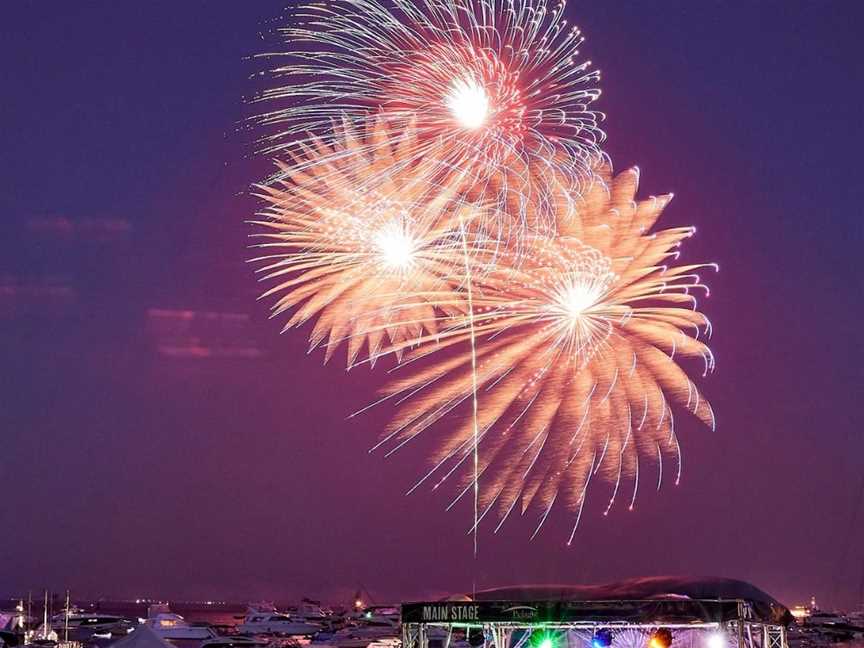 Rottnest island family fireworks