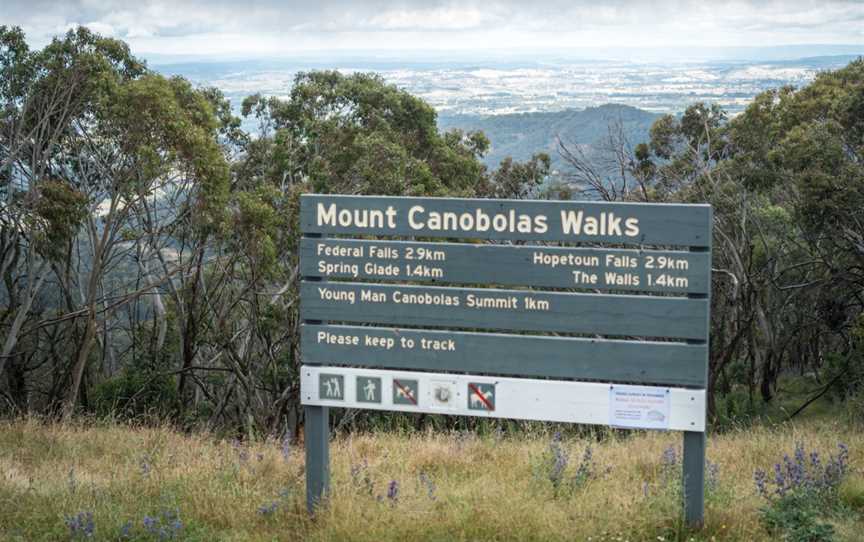 Mount Canobolas Walkssign