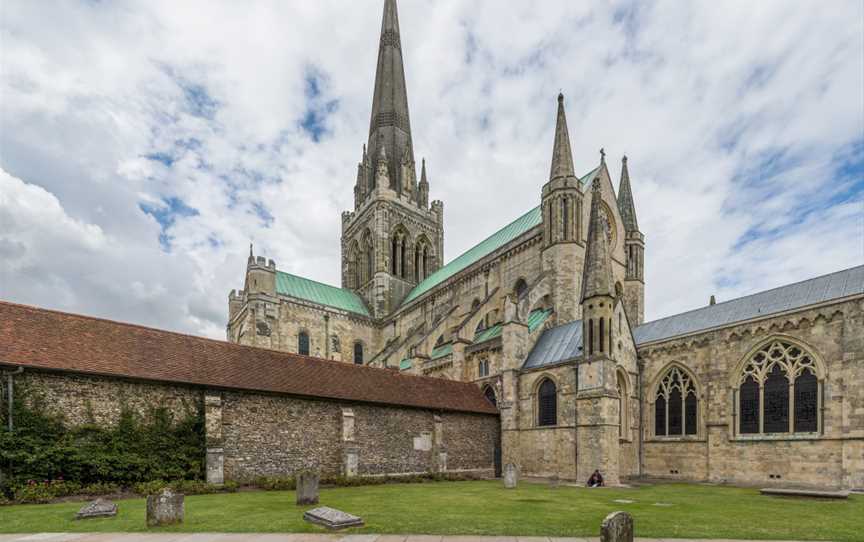 Chichester Cathedral Exterior CWest Sussex CU KDiliff