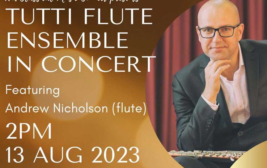 Tutti Flute Ensemble in concert with Andrew Nicholson