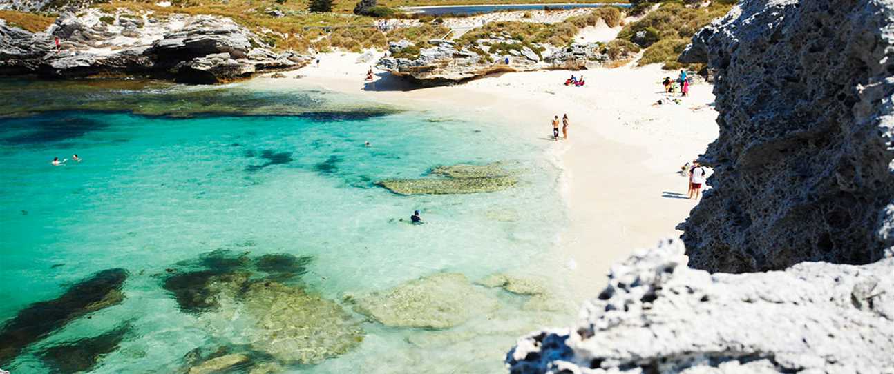 Snorkelling at Little Salmon Bay at Rottnest