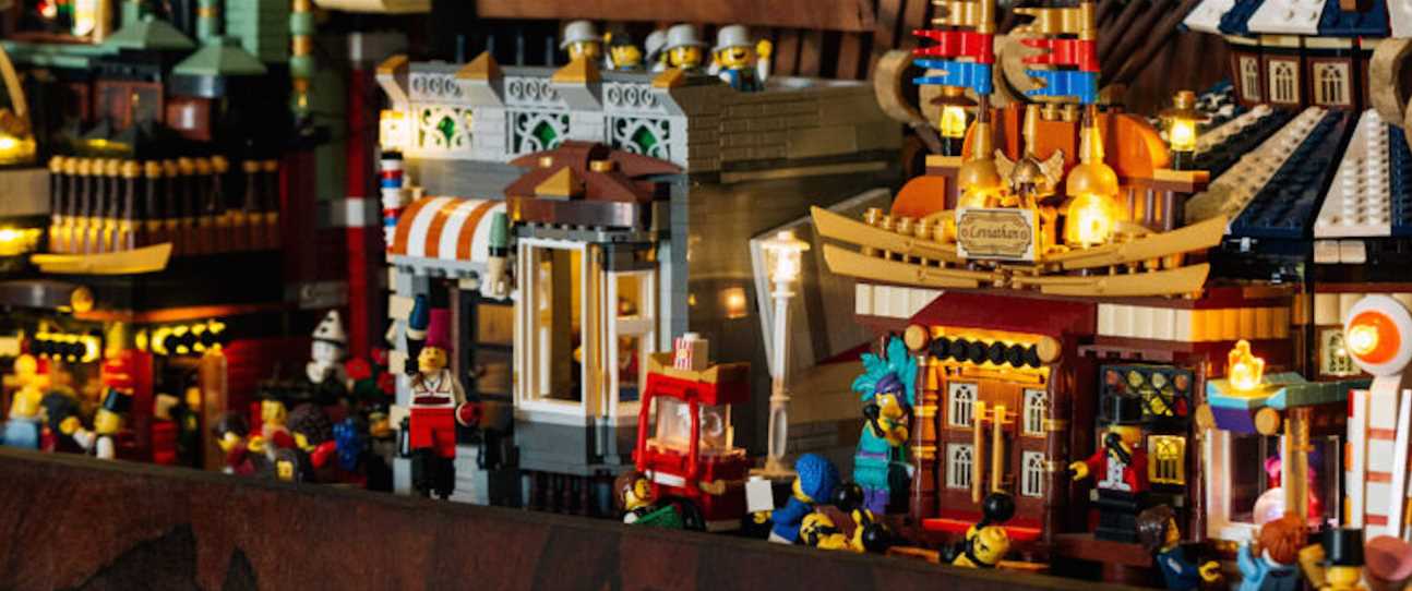 Explore the dystopian lego exhibition created by LEGO Masters Winners