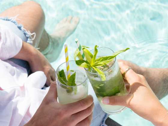 The ultimate summer destination: poolside Cabanas & cocktails at The Marina Mindarie