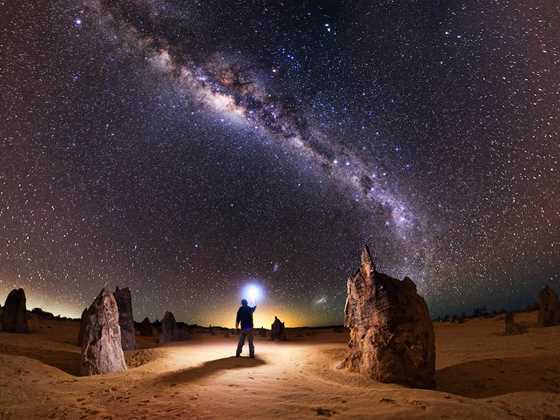 Dark skies and ancient landscapes: stargazing in the Pinnacles Desert