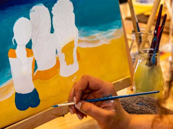 Sip and Paint' wine and art gallery space open in Subiaco