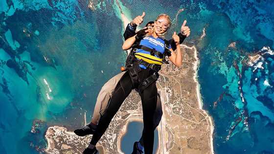 skydive at Rottnest